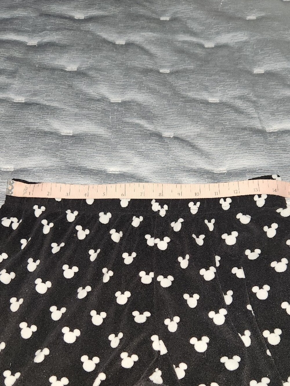 Mickey Black & White Mickey Head Pajama Set with Gold Script - Picture 6 of 10